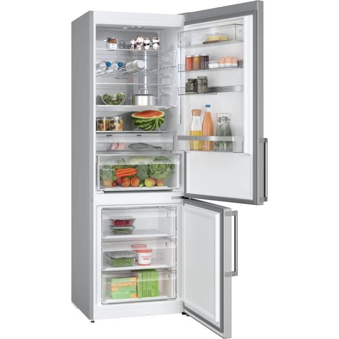 Réfrigérateur combiné pose-libre BOSCH - KGN49AIBT - 440L - No Frost - 203X70X67cm - INOX