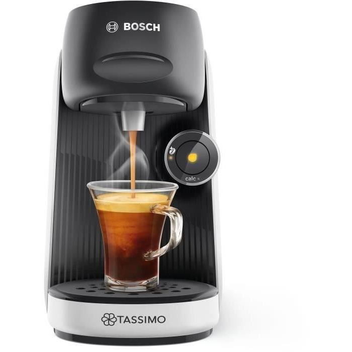 Machine a café multi-boissons BOSCH - TAS16B4 - TASSIMO T16 Finesse - 40 boissons - Réservoir d'eau amovible 0,7l -  Blanc