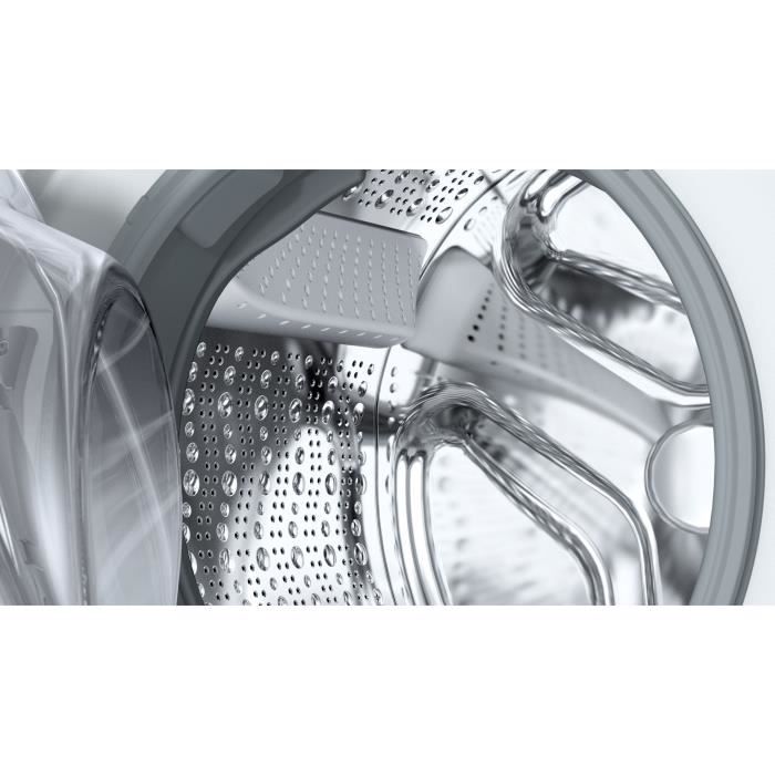 Lave-linge hublot BOSCH WGG04409FR SER4 - 9 kg - Induction - L60 cm - 1400 trs/min - Classe A - Blanc