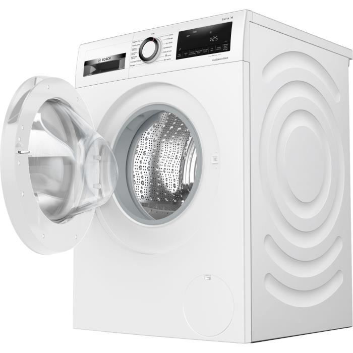 Lave-linge hublot BOSCH WGG04409FR SER4 - 9 kg - Induction - L60 cm - 1400 trs/min - Classe A - Blanc