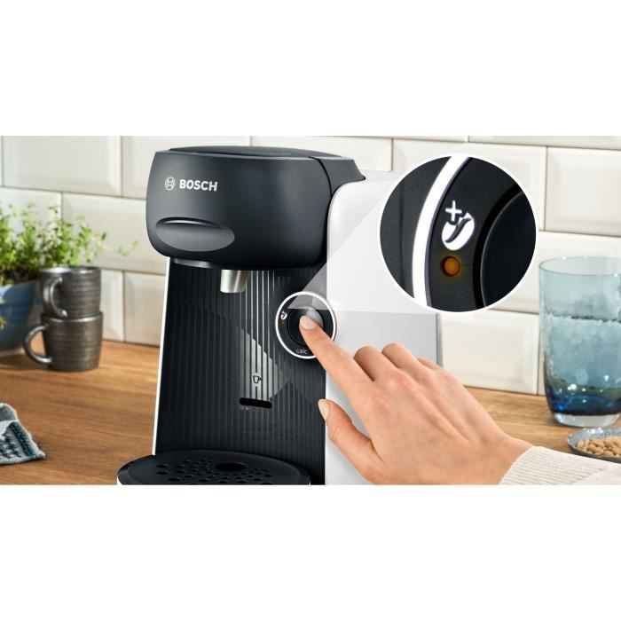 Machine a café multi-boissons - BOSCH - TASSIMO - T16 Finesse blanc - 1400 W