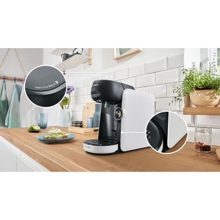 Machine a café multi-boissons - BOSCH - TASSIMO - T16 Finesse blanc - 1400 W