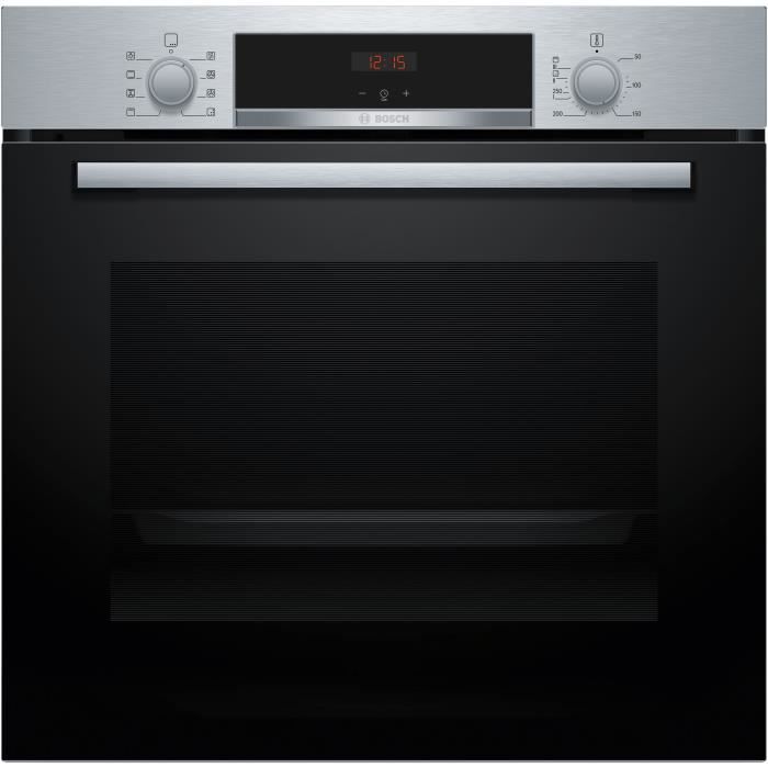 Four encastrable - BOSCH SERIE 4 - Inox - Chaleur tournante - 71 L - Classe énergie A+