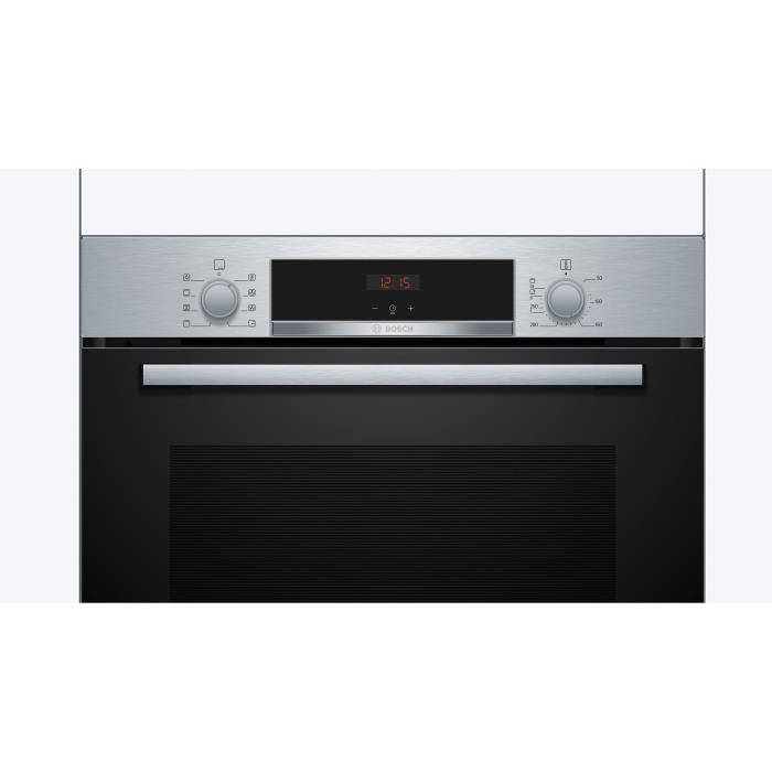 Four encastrable - BOSCH SERIE 4 - Inox - Chaleur tournante - 71 L - Classe énergie A+