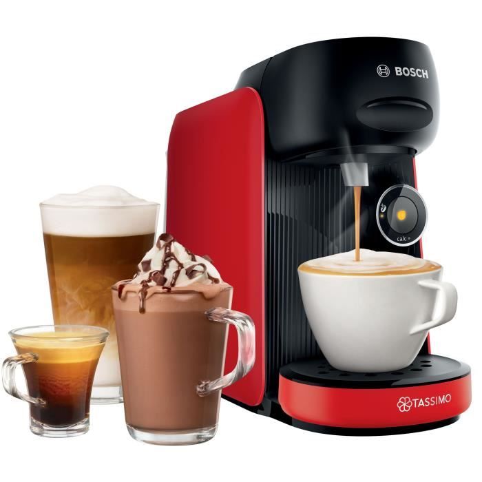 Machine a café + 3 packs T-discs - BOSCH - TASSIMO FINESSE TAS163E - 1400 W - 0,7 L - Multi-boissons - IntensityBoost - Noir