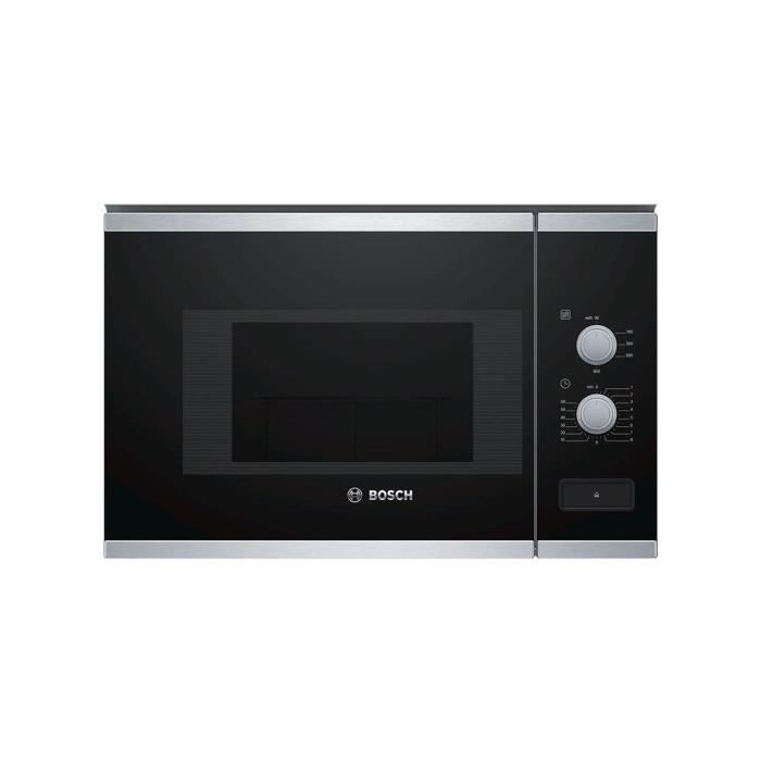 Micro-ondes Pose libre BOSCH BFL520MS0 - Monofonction - Inox - 20 L - 800 W