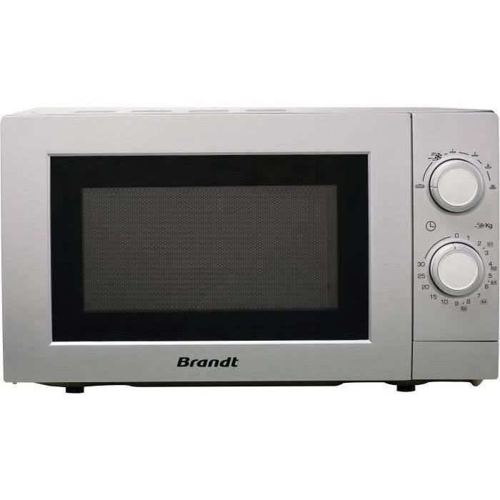 Micro-ondes - BRANDT SM2016S - 700W - 20L - Silver