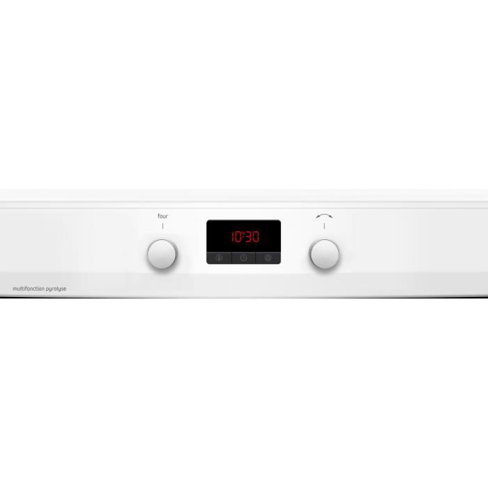 Cuisiniere Induction BRANDT BCI2651W - 3 Feux - Pyrolyse - L60cm