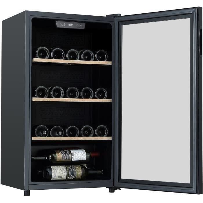 CAVE A VIN BRANDT BFW31FB - 31 BOUTEILLES - POSE LIBRE - 85 LITRES - H87 x l48 x P43 - NOIR