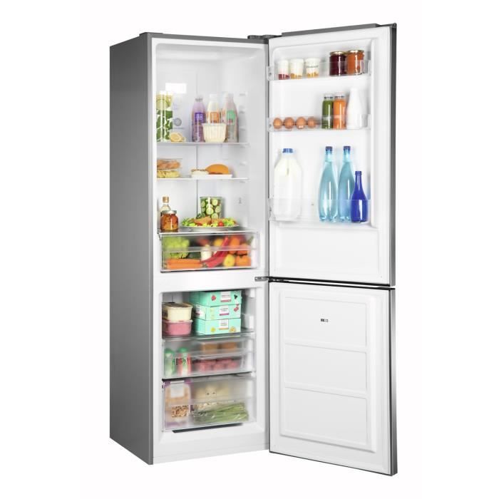 Réfrigérateur combiné BRANDT BFC8600EX - 2 portes - Pose libre - 293L - L60 cm - Blanc