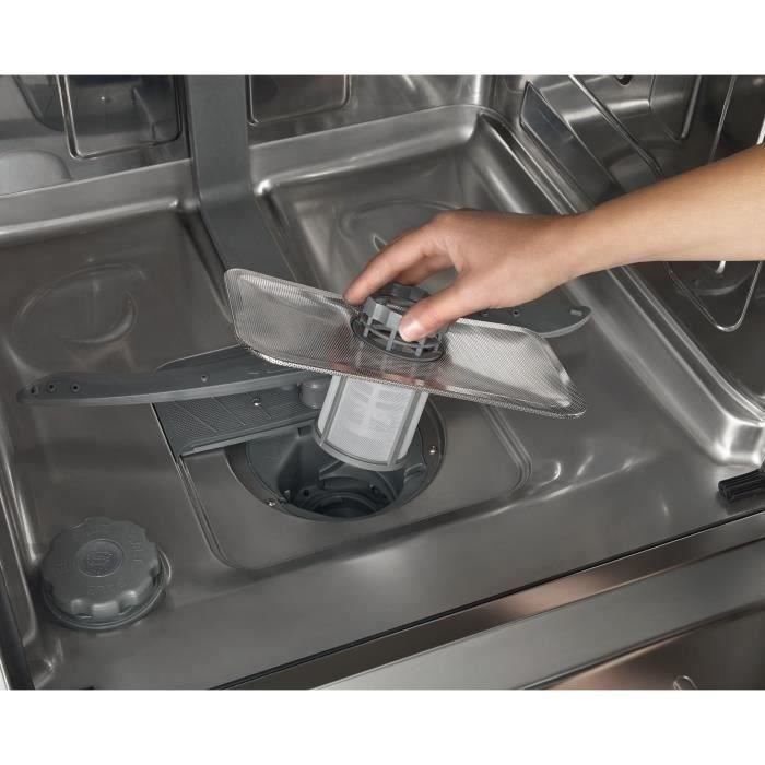 Lave-vaisselle semi-intégrable BRANDT LVE334X - 13 couverts -  L60cm - 44 dB - Inox