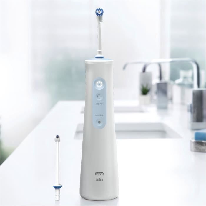 Brosse a dents électrique Oral B Jet Dentaire Oral B Aquacare 4 BLANC