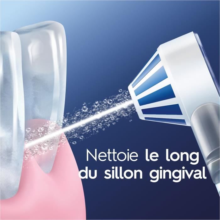 Brosse a dents électrique Oral B Jet Dentaire Oral B Aquacare 4 BLANC