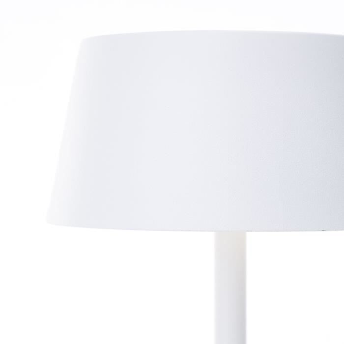 Lampe de table d'extérieur - BRILLIANT - PICCO - LED et solaire - Métal et plastique - 5 W - Blanc