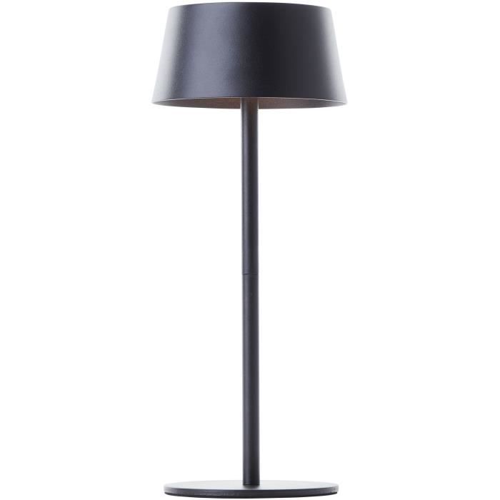 Lampe de table d'extérieur - BRILLIANT - PICCO - LED et solaire - Métal et plastique - 5 W - Noir dépoli