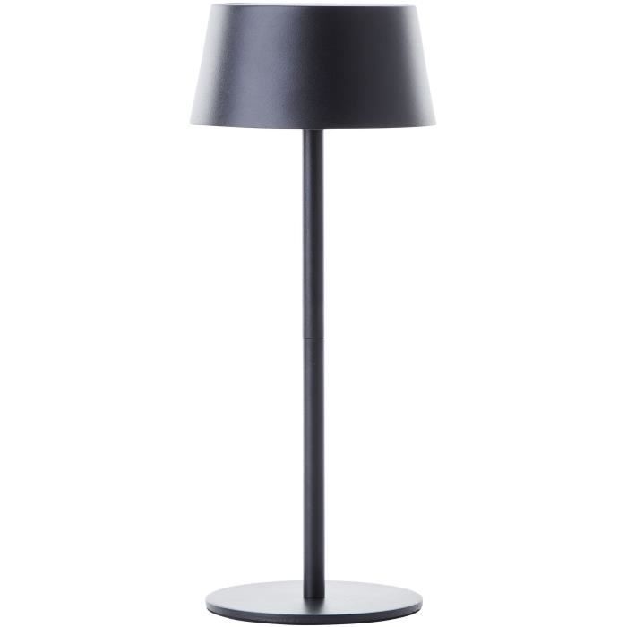 Lampe de table d'extérieur - BRILLIANT - PICCO - LED et solaire - Métal et plastique - 5 W - Noir dépoli