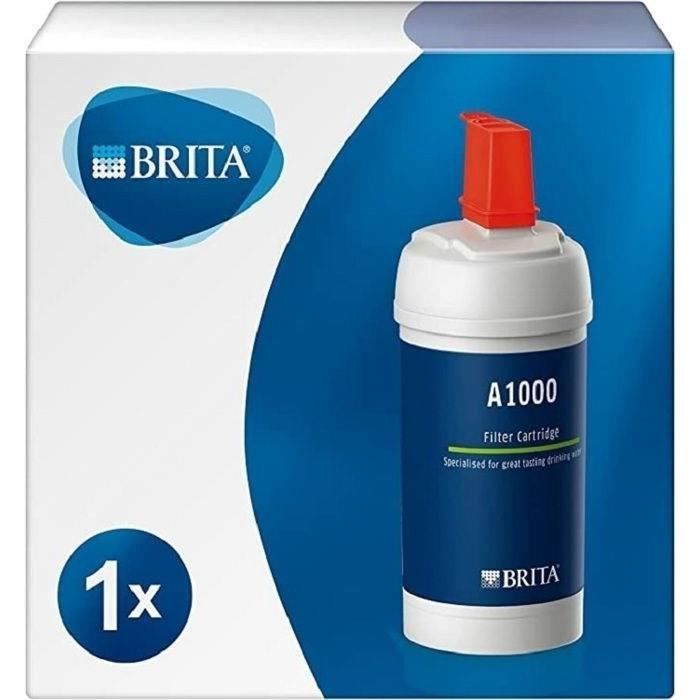 BRITA Cartouche A1000 filtre le calcaire, le chlore, le plomb et autres impuretés pour une eau du robinet plus pure