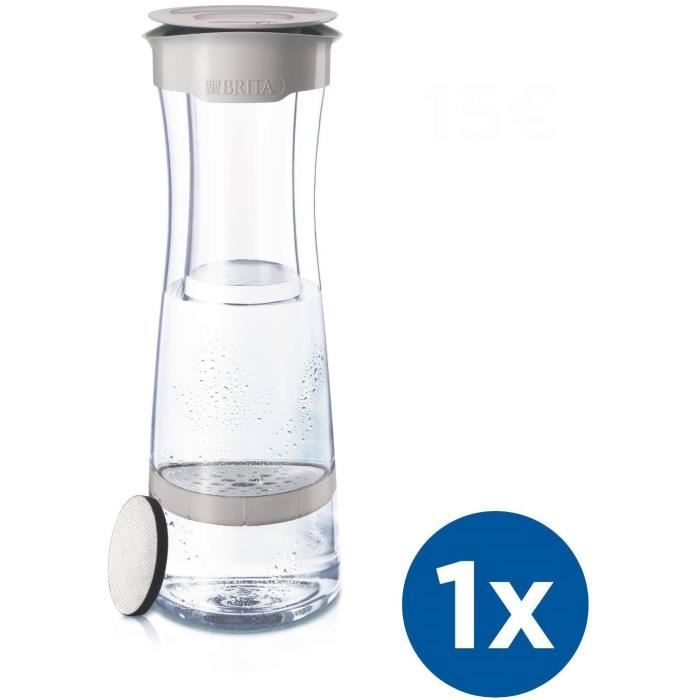 Bouteille et carafe filtrante Brita Bouteille filtrante gris pastel  - 1 filtre MicroDisc inclus