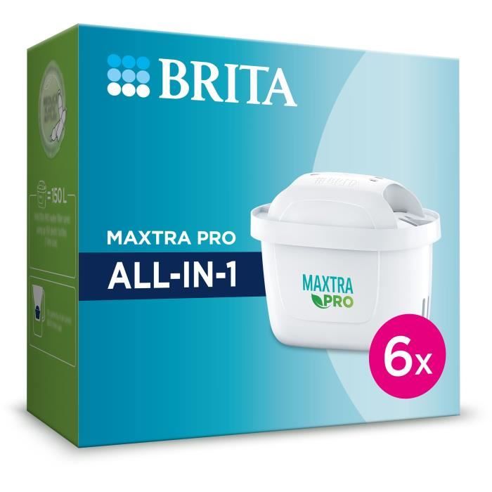 BRITA Cartouche  Filtre eau robinet MAXTRA PRO All-In-1 Pack de 6