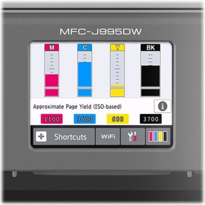 Imprimante Multifonction - BROTHER - MFC-J5955DW - Jet d'encre - A3 - Couleur - Wi-Fi - MFCJ5955DWRE1