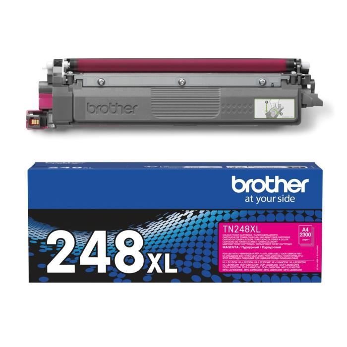 Toner magenta haute capacité Brother TN248XLM - 2300 pages