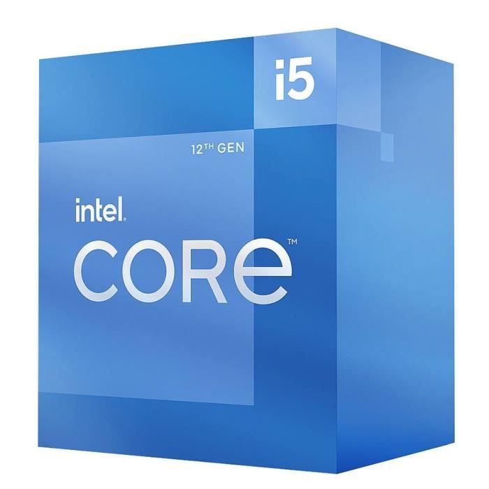 Processeur - INTEL - Core i5-12400F - 18M Cache, jusqu'a 4.40 GHz (BX8071512400F)