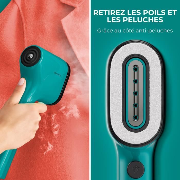 CALOR PURE POP, Défroisseur vapeur, 1300 W, 70 ml, Débit 20 g/min, Pret en 15 sec, Autonomie 4 min, Défroisse et purifie, DT2024C0