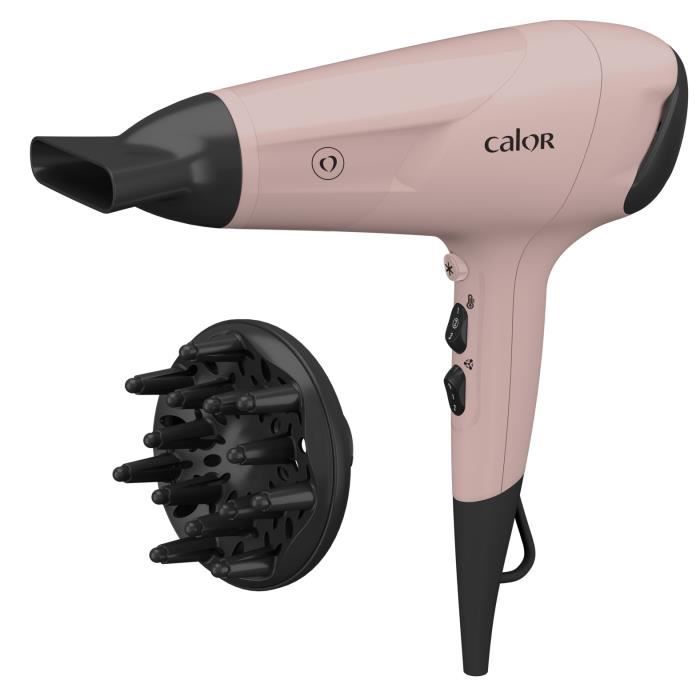 CALOR Studio Dry Seche-cheveux , Séchage tres rapide, Moteur de 2 100 W CV5847C6