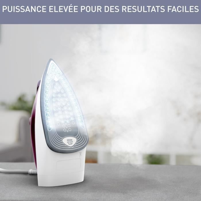 CALOR Fer a repasser, Débit vapeur 35 g/min, Fonction pressing 160 g/min, Semelle céramique, Défroissage vertical FV2835C0