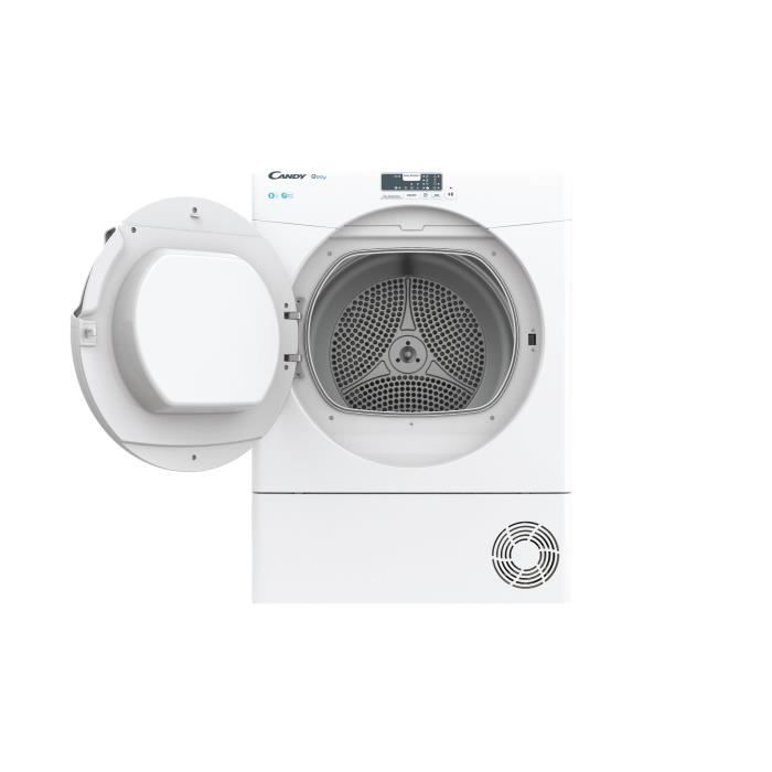 Seche-linge pompe a chaleur CANDY Smart CSE H10A1LE-47 - 10 kg - Connecté - 15 programmes - 66dB - Classe A+