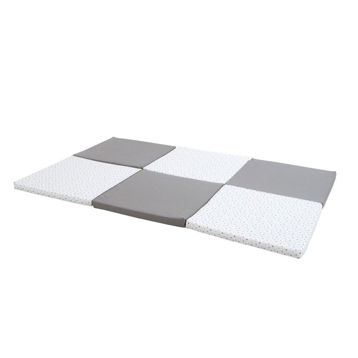 Tapis d'éveil XL - CANDIDE - Evolutif 5-en-1 - Gris / Etoiles