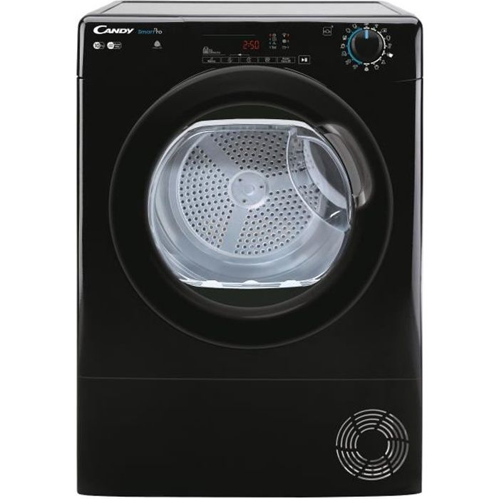 Seche-linge a condensation CANDY CSoe C10TBGB-S Smart Pro - 10 kg - Classe B - Connecté - Noir