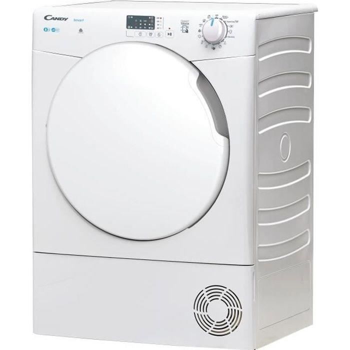 Seche-linge a condensation CANDY CSE C8LF-S Smart - 8 kg - Classe B - Connecté - Blanc