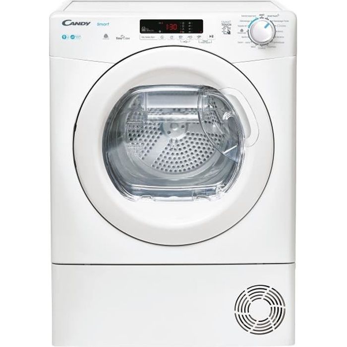 Seche-linge a condensation CANDY CSE C9DE-47 Smart - 9 kg - Classe B - Connecté - Blanc