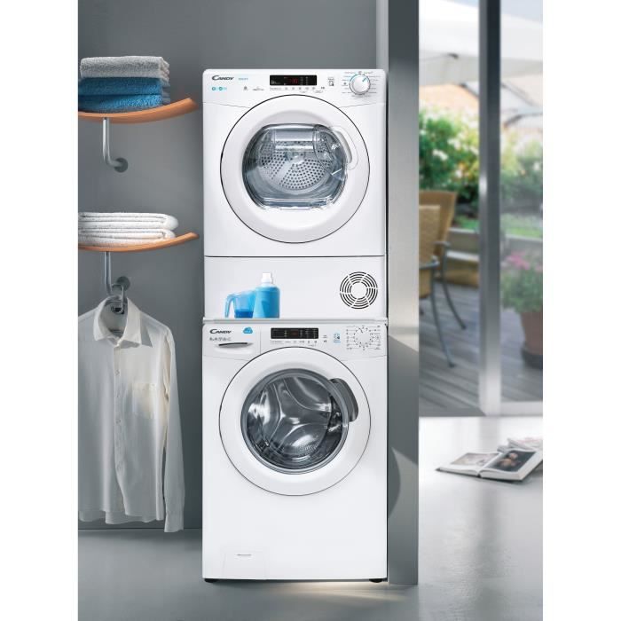 Seche-linge a condensation CANDY CSE C9DE-47 Smart - 9 kg - Classe B - Connecté - Blanc