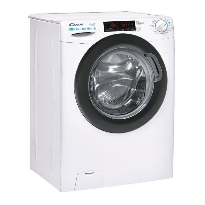 Lave-linge séchant CANDY CSWS496TWMRE-47 - 9 / 6 kg - Induction - Vapeur - 1400 trs/min - Classe A - connecté - Blanc