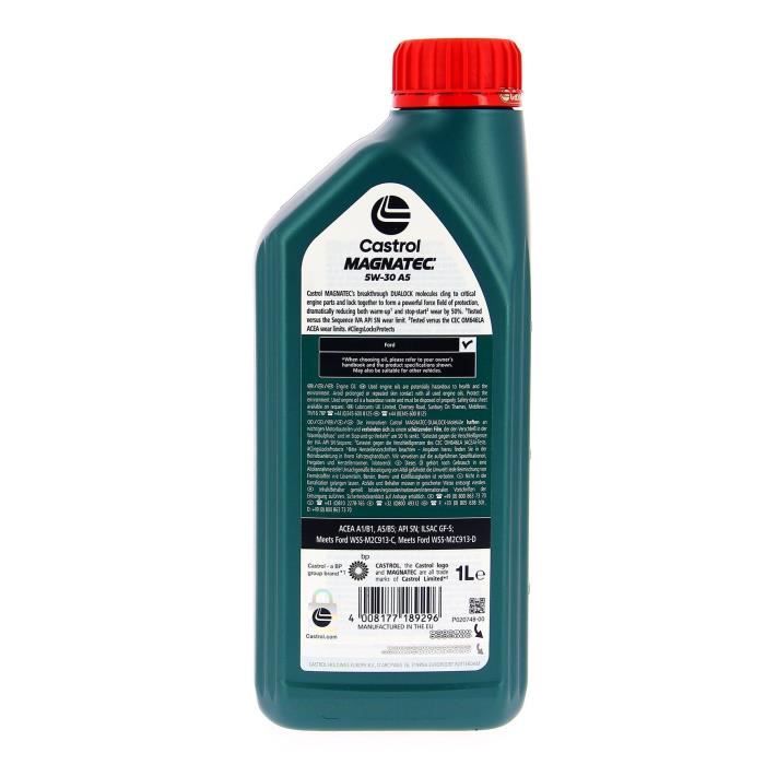 CASTROL Magnatec 5W-30 A5 1L - huile moteur 5W30