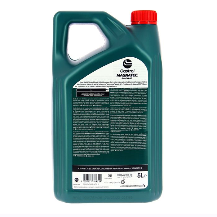 CASTROL Magnatec 5W-30 A5 5L - huile moteur 5W30