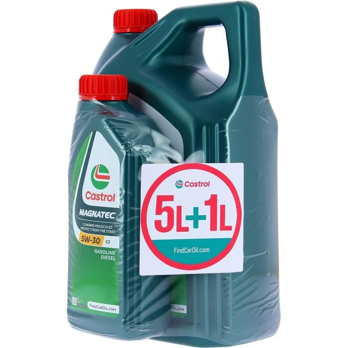 Huile Moteur - CASTROL MAGNATEC - 5W-30 C2 - 5L+1L - 057166