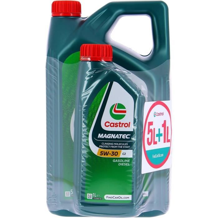 Huile Moteur - CASTROL MAGNATEC - 5W-30 C2 - 5L+1L - 057166