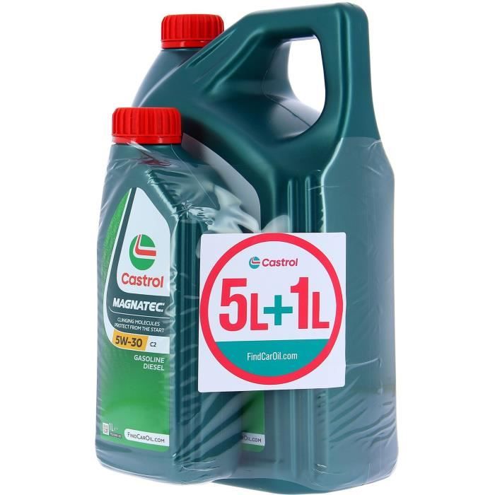 Huile Moteur - CASTROL MAGNATEC - 5W-30 C2 - 5L+1L - 057166