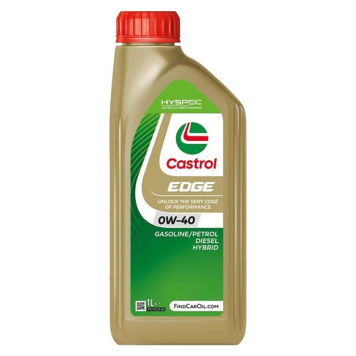 Huile moteur - CASTROL - EDGE 0W-40 - 1L