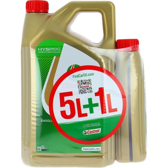 Huile Moteur - CASTROL EDGE - 5W-30 LL - 5L+1L - 057356