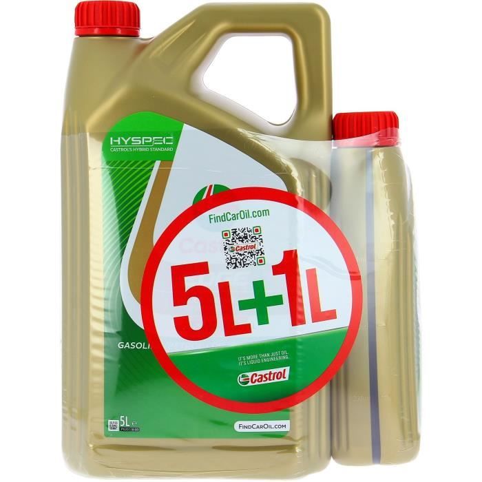 Huile Moteur - CASTROL EDGE - 5W-30 LL - 5L+1L - 057356