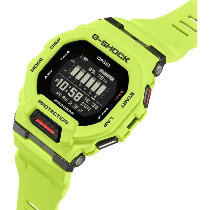 Montre - CASIO - G-Shock Sport - GBD-200-9ER - Jaune fluo