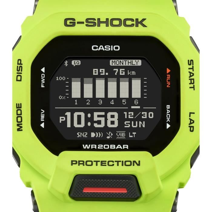 Montre - CASIO - G-Shock Sport - GBD-200-9ER - Jaune fluo