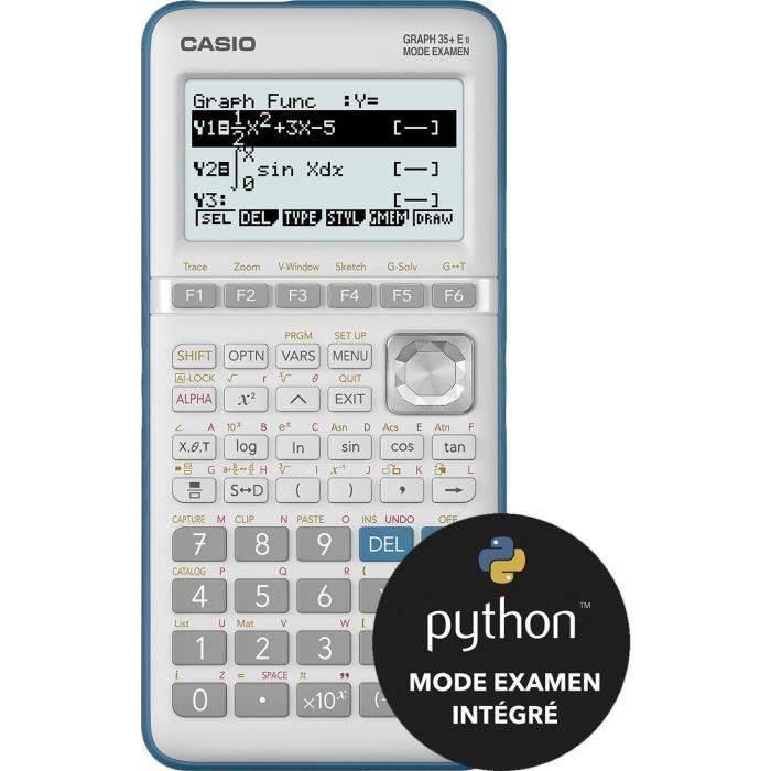 Calculatrice Casio Calculatrice Graphique Graph35+EII Python