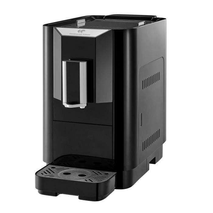 Machine Expresso broyeur - CONTINENTAL EDISON - CECFAUTOB - 19 Bar - 1450 W - Noir