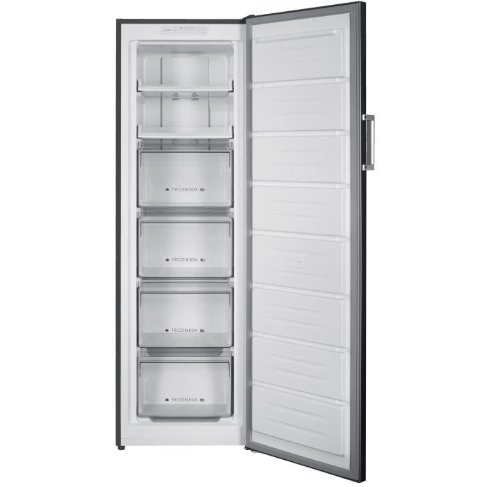 Congélateur armoire  204L - Total No Frost (Sans givre) - Classe E - Silver - L54 cm x H171 cm