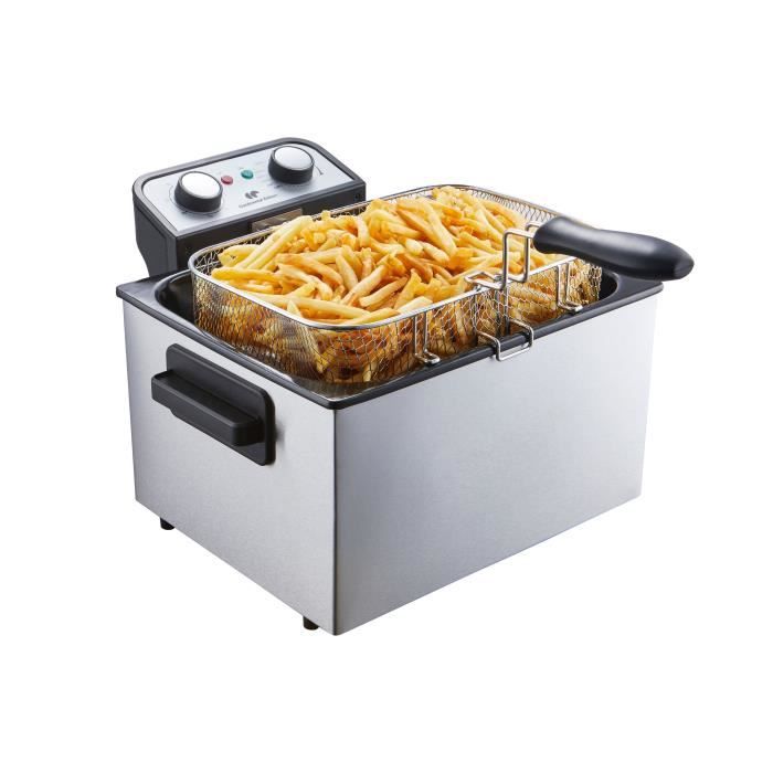 Friteuse - CONTINENTAL EDISON - CEFR5IN3P - 5 L - 3 paniers